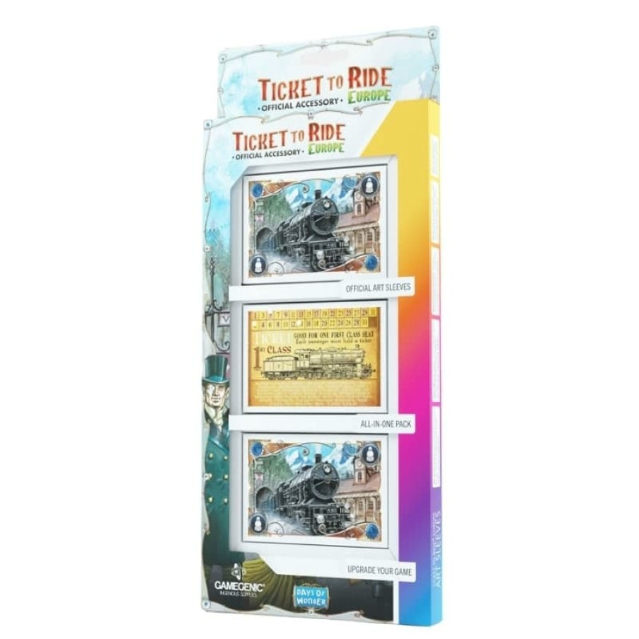 Gamegenic Bordspel Hoesjes | Sleeves: Ticket To Ride Eu Art Sleeves (168)