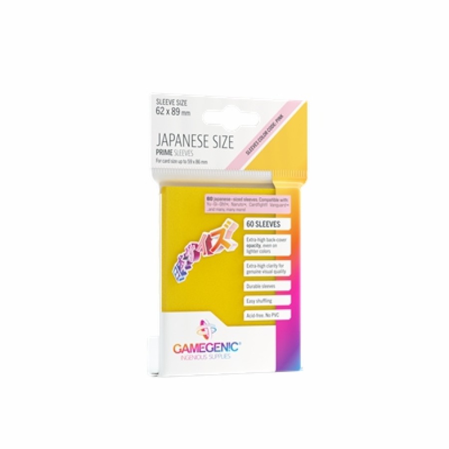 Gamegenic Sleeves (Small Cards) | Sleeves Small (62X89) - Yellow