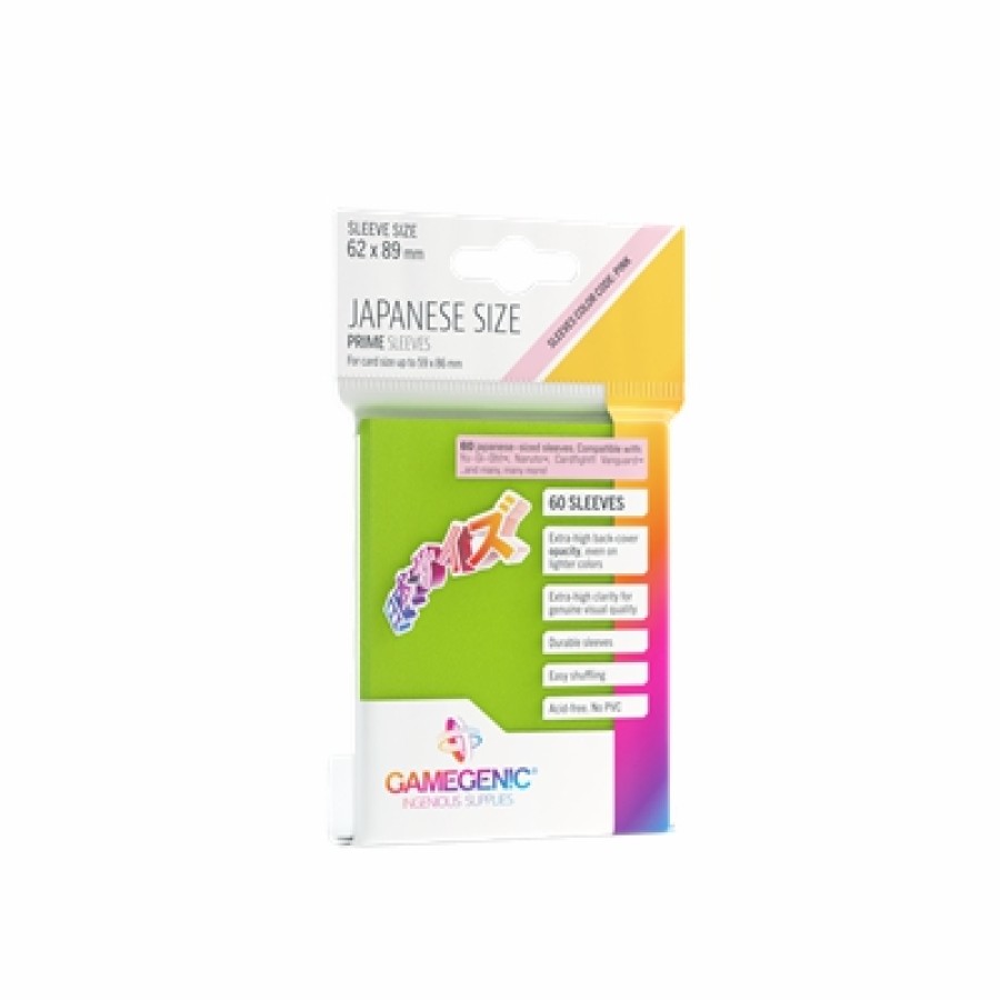 Gamegenic Sleeves (Small Cards) | Sleeves Small (62X89) - Lime