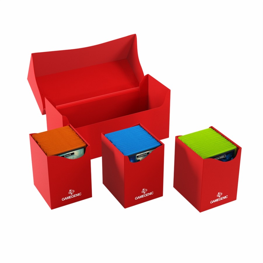 Gamegenic Deckboxen | Deckbox: Triple Deck Holder 300+ Xl Red