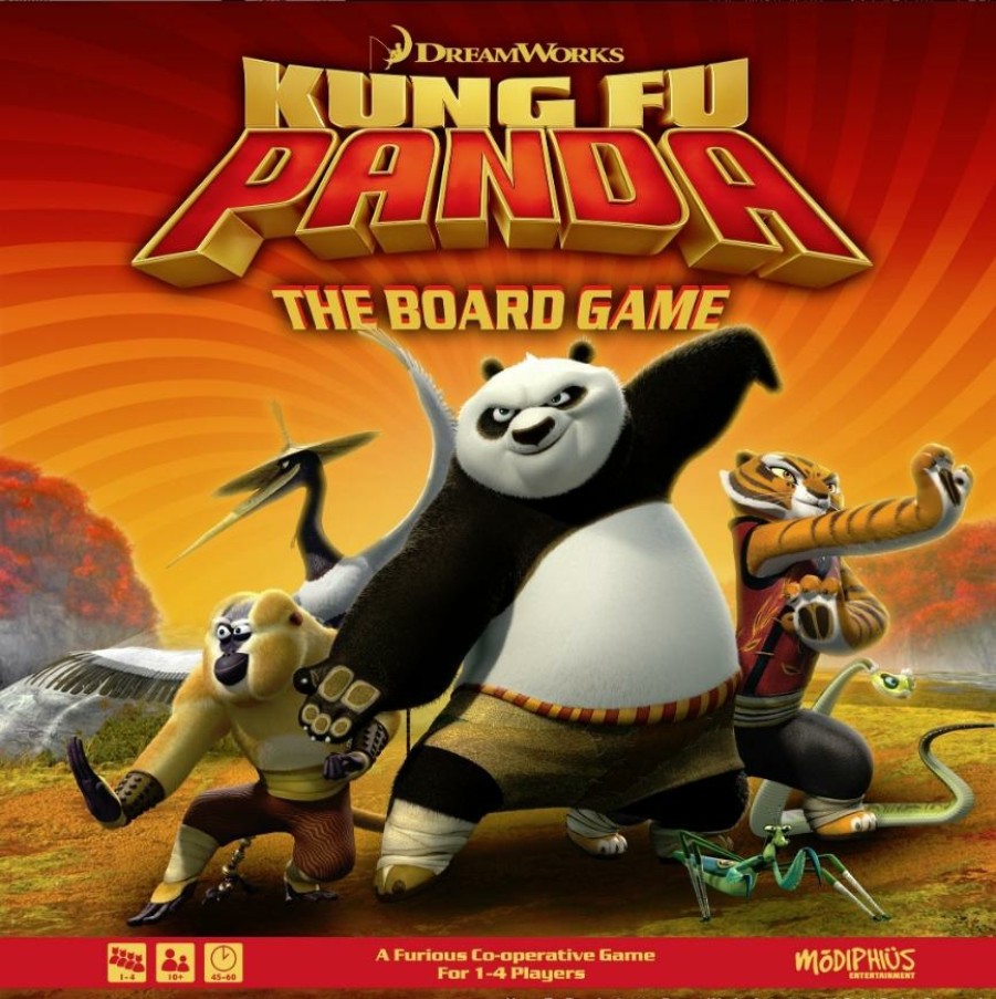 Modiphius Entertainment Samenwerking Bordspel | Kung Fu Panda: The Board Game