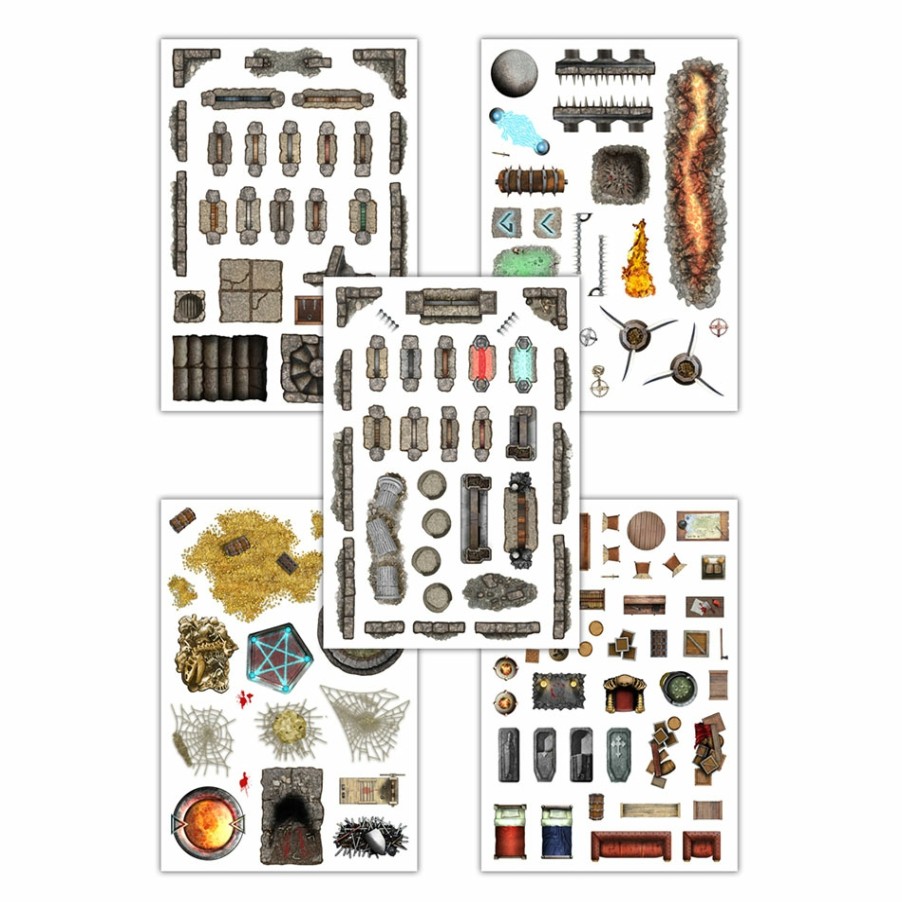 LokeBattlemats Battlemats | Add-On Scenery For Rpg Maps - Dungeon Decorations