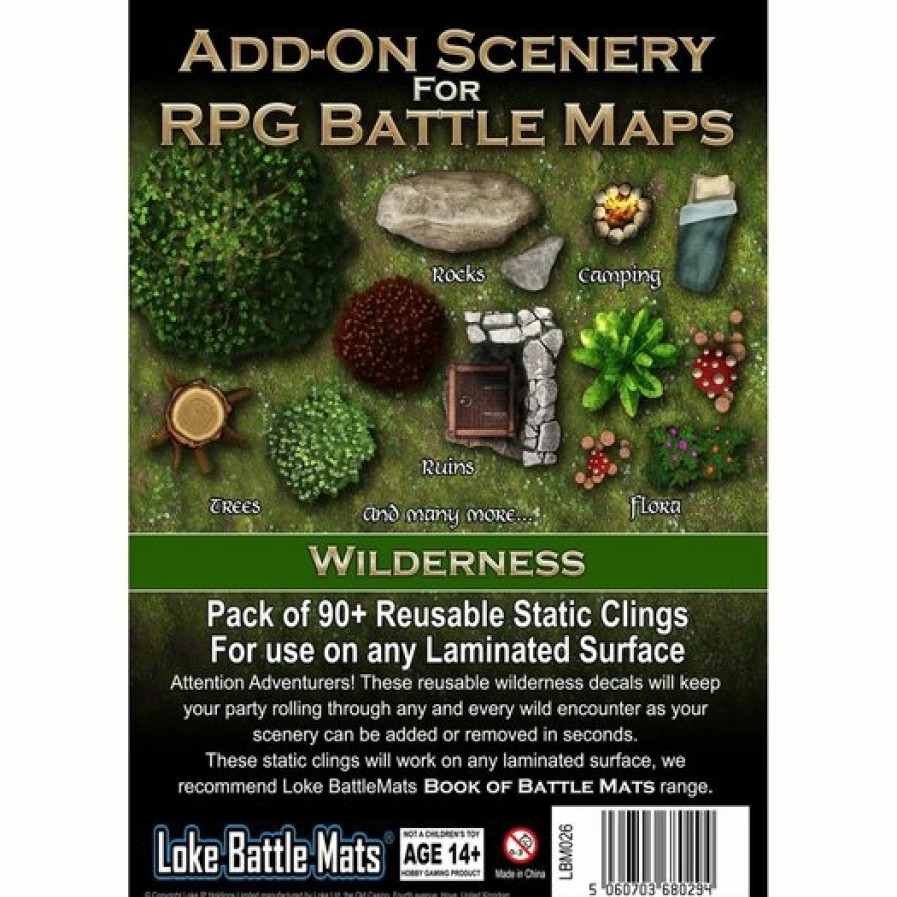 LokeBattlemats Battlemats | Add-On Scenery - Wilderness