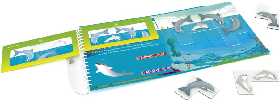 Smart Games Smart Games | Magnetic Travel Games - Flippin' Dolphins