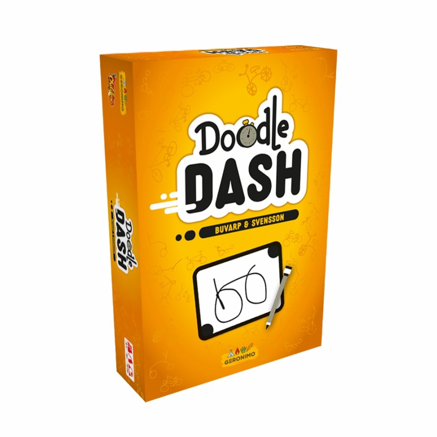 Geronimo Partyspellen | Doodle Dash - Partyspel