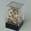 Spellenhuis Dobbelstenen | Rpg Dice Set (7) Double Color Bruin Wit