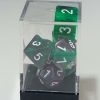 Spellehuis Dobbelstenen | Rpg Dice Set (7) Double Transparant Groen/Paars