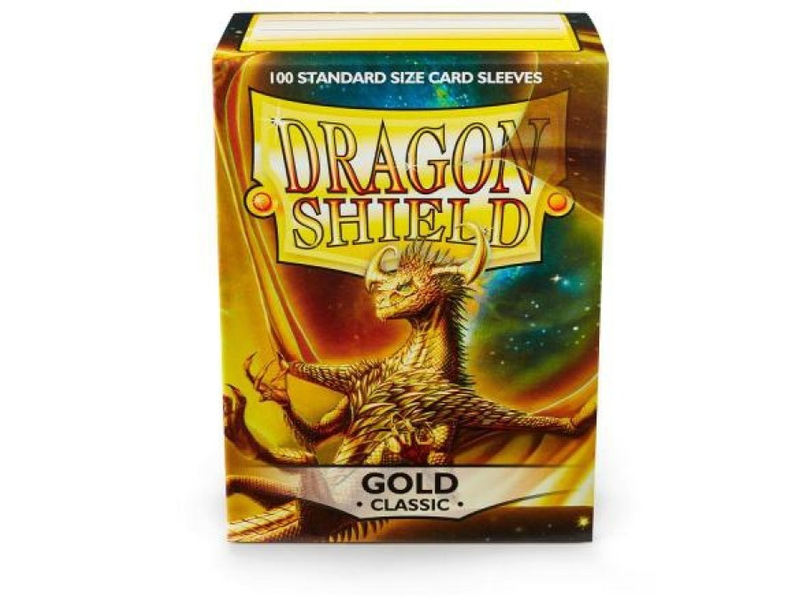 Dragon Shield Sleeves (Standard Size) | Dragon Shield - Standard: Gold (100)