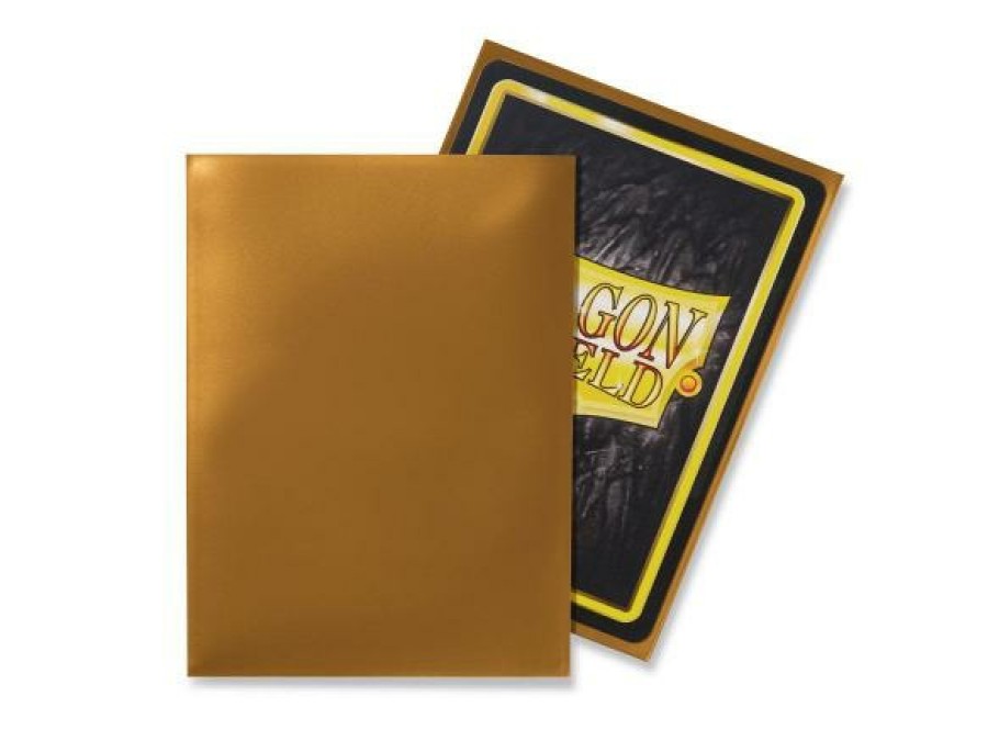 Dragon Shield Sleeves (Standard Size) | Dragon Shield - Standard: Gold (100)