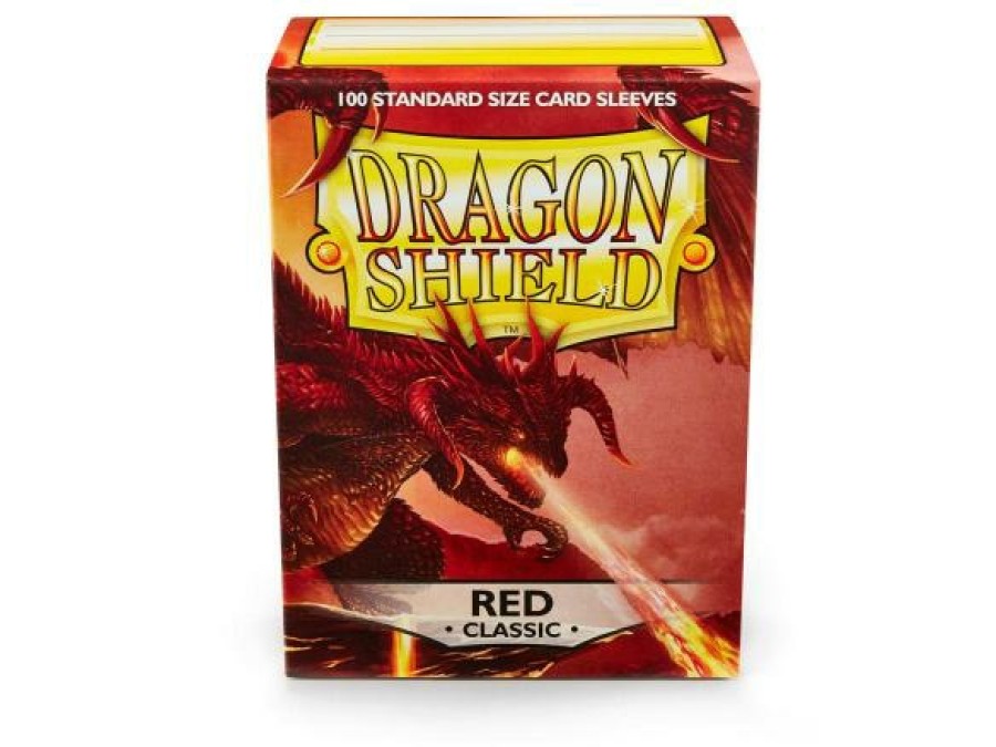 Dragon Shield Sleeves (Standard Size) | Dragon Shield - Standard: Red (100)