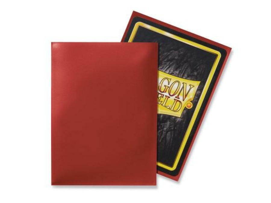 Dragon Shield Sleeves (Standard Size) | Dragon Shield - Standard: Red (100)