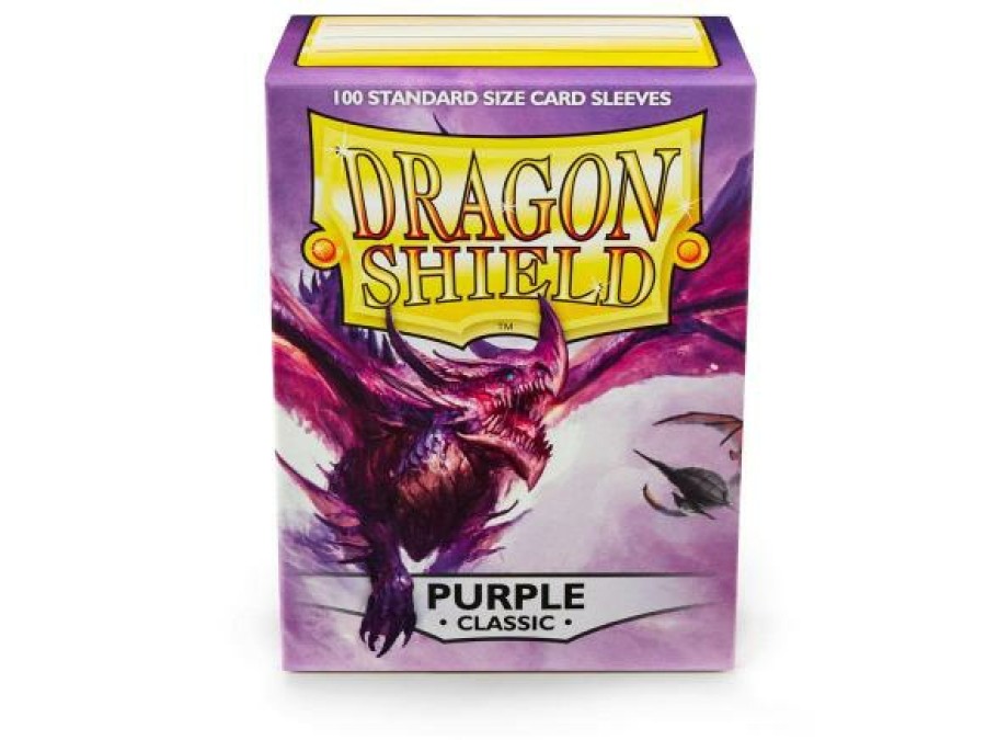 Dragon Shield Sleeves (Standard Size) | Dragon Shield - Standard: Purple (100)