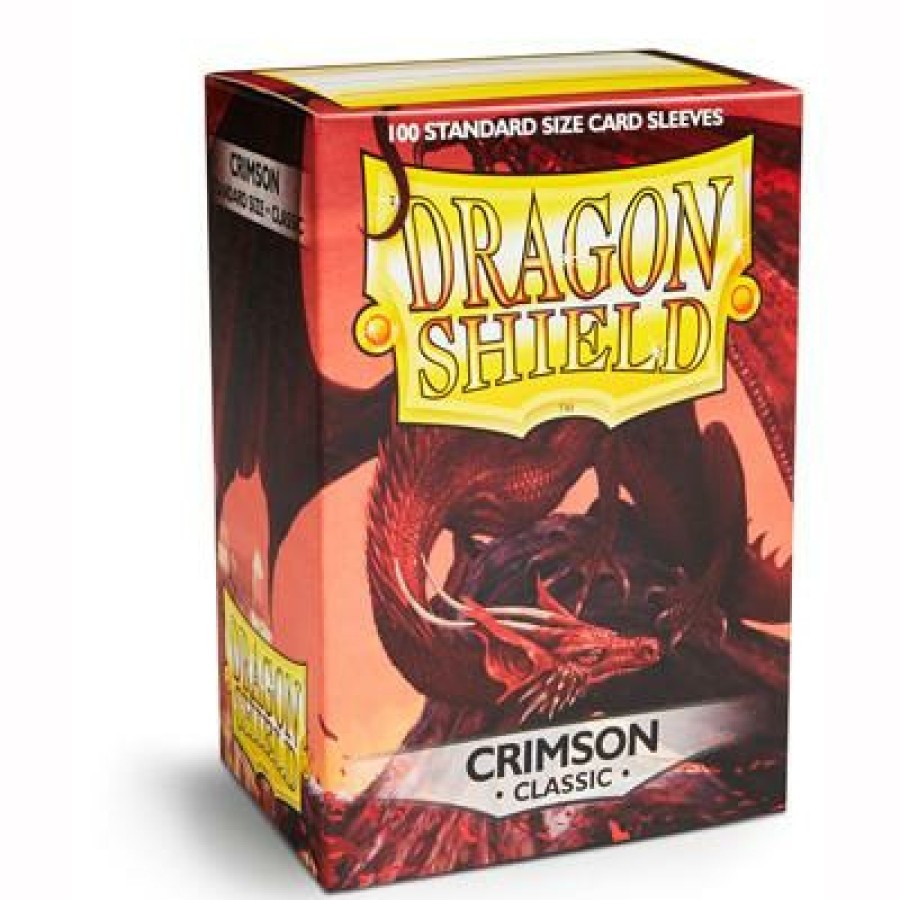 Ultra Pro Sleeves (Standard Size) | Dragon Shield - Standard: Crimson (100)