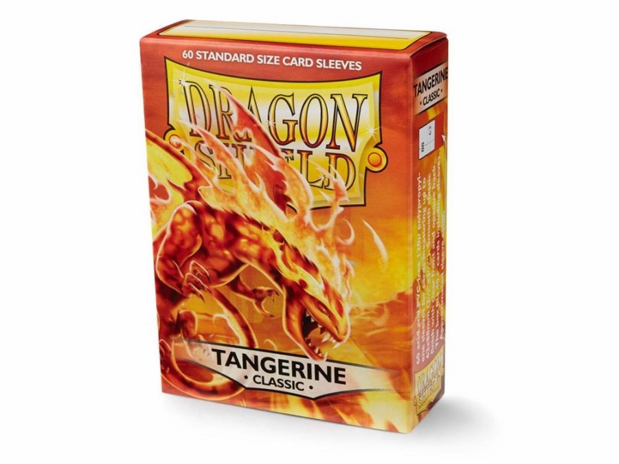 Arcane Tinmen Sleeves (Standard Size) | Dragon Shield Sleeves Standard (60) - Tangerine