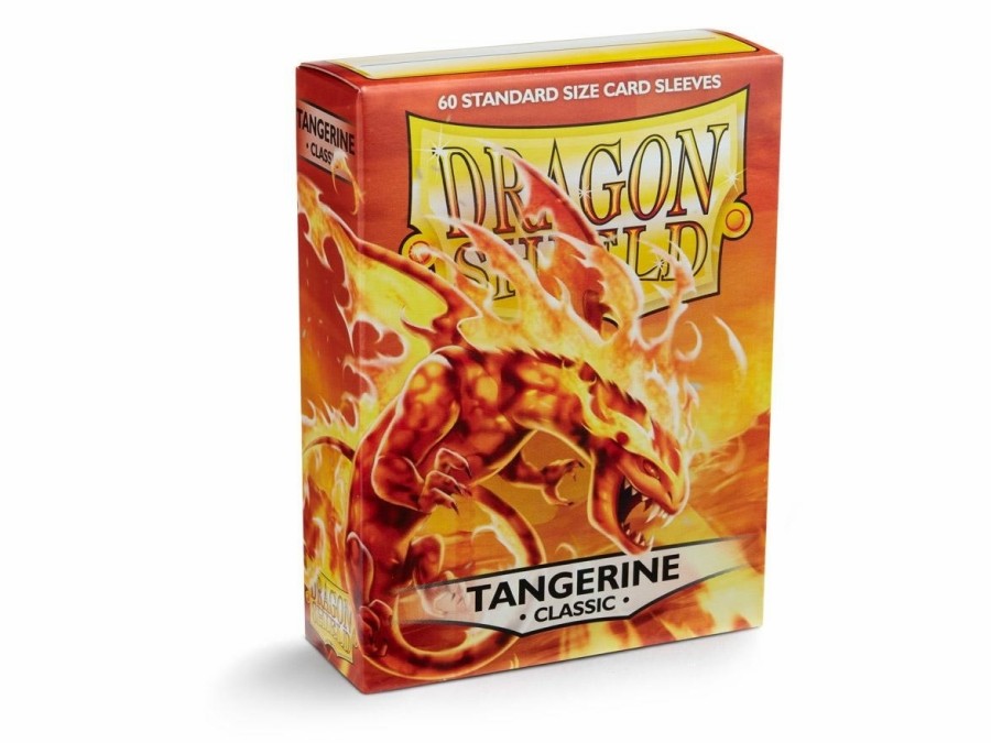 Arcane Tinmen Sleeves (Standard Size) | Dragon Shield Sleeves Standard (60) - Tangerine