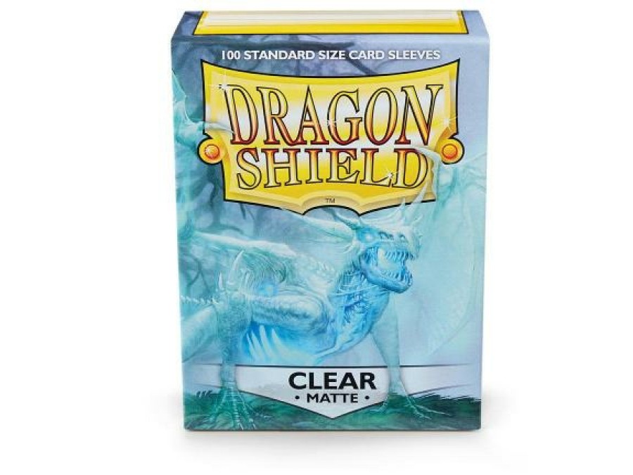 Arcane Tinmen Sleeves (Standard Size) | Dragon Shield - Standard: Clear Matte (100)