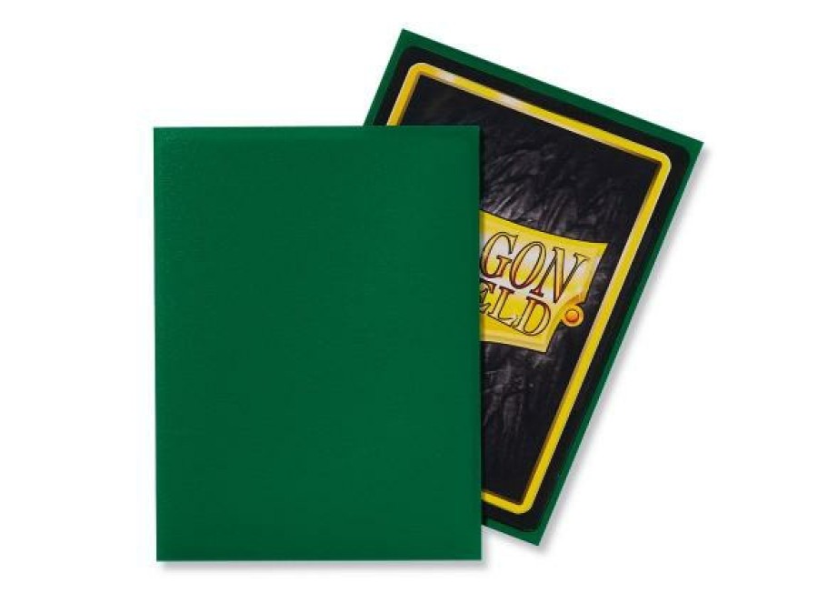 Arcane Tinmen Sleeves (Standard Size) | Dragon Shield - Standard: Green Matte (100)