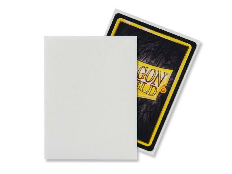 Arcane Tinmen Sleeves (Standard Size) | Dragon Shield - Standard: White Matte (100)