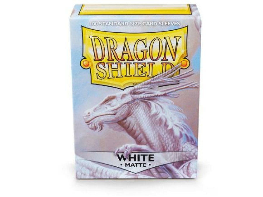 Arcane Tinmen Sleeves (Standard Size) | Dragon Shield - Standard: White Matte (100)