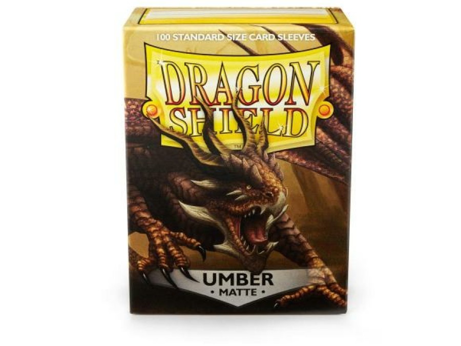 Arcane Tinmen Sleeves (Standard Size) | Dragon Shield - Standard: Umber Matte (100)