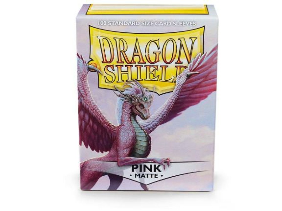 Arcane Tinmen Sleeves (Standard Size) | Dragon Shield - Standard: Pink Matte (100)