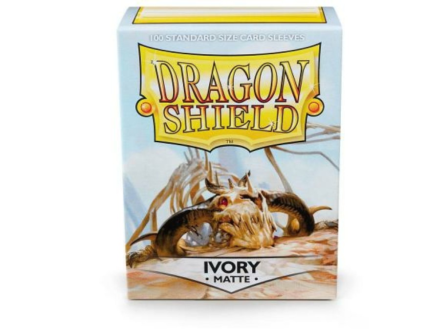 Dragon Shield Sleeves (Standard Size) | Dragon Shield - Standard: Ivory Matte (100)