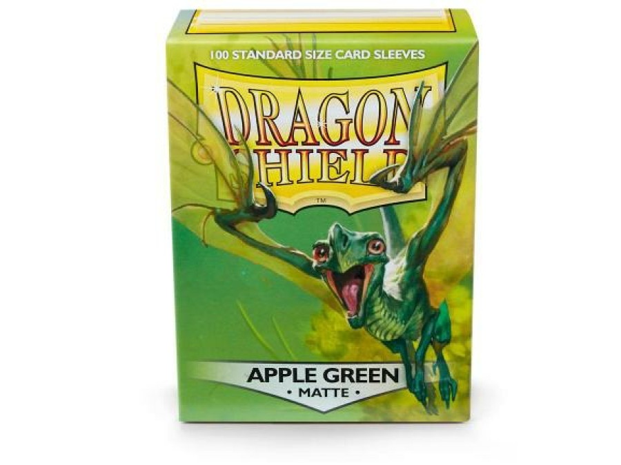 Dragon Shield Sleeves (Standard Size) | Dragon Shield - Standard: Apple Green Matte (100)