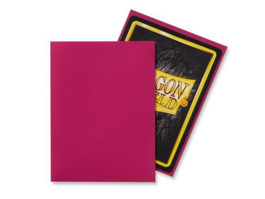 Arcane Tinmen Sleeves (Standard Size) | Dragon Shield - Standard: Magenta Matte (100)