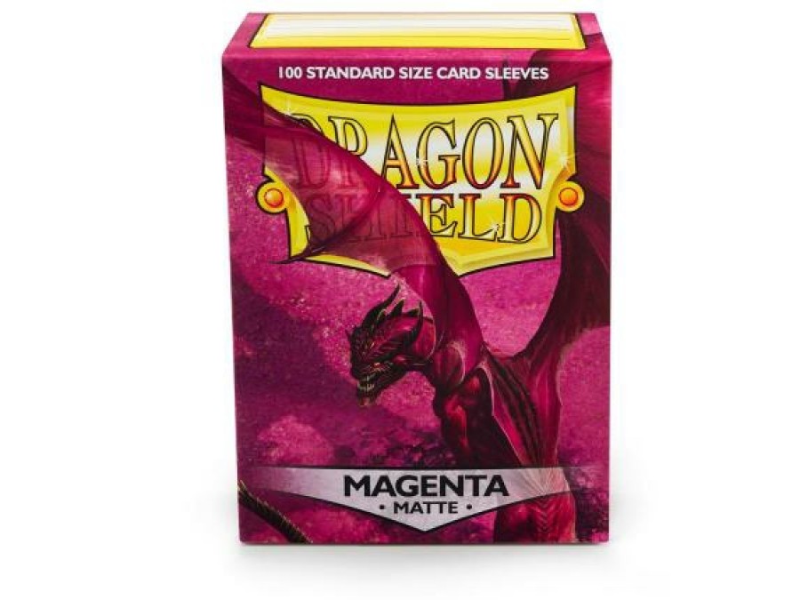 Arcane Tinmen Sleeves (Standard Size) | Dragon Shield - Standard: Magenta Matte (100)