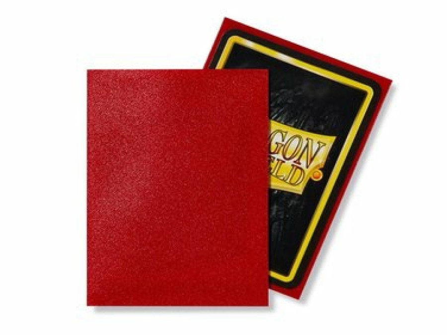 Dragon Shield Sleeves (Standard Size) | Dragon Shield - Standard: Ruby Matte (100)