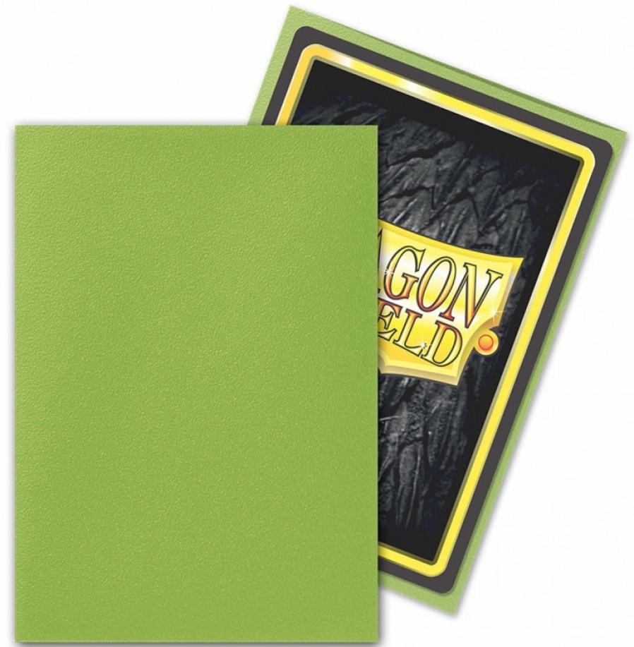 Arcane Tinmen Sleeves (Standard Size) | Dragon Shield - Standard Lime Matte (100)