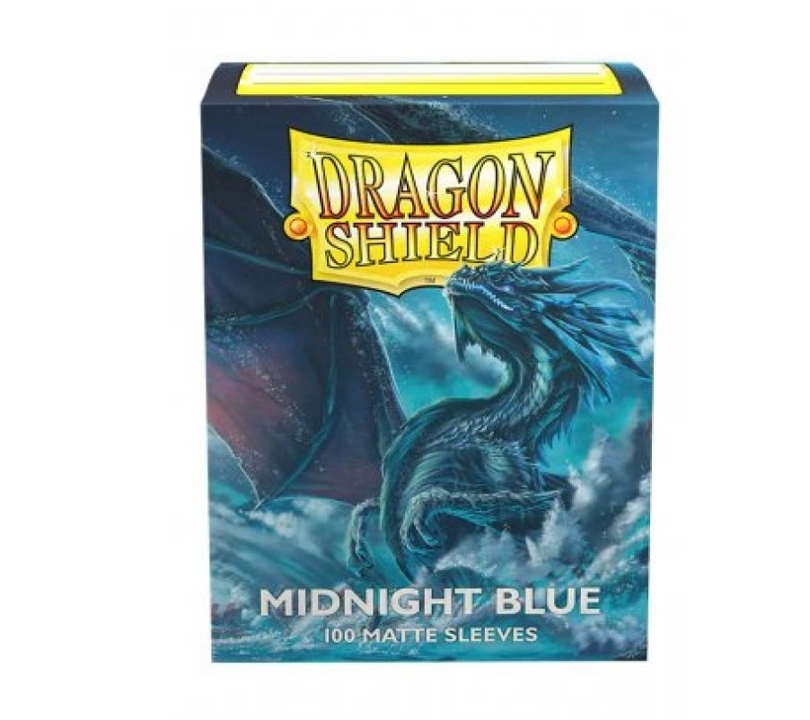 Arcane Tinmen Sleeves (Standard Size) | Dragon Shield - Standard Midnight Blue (100)