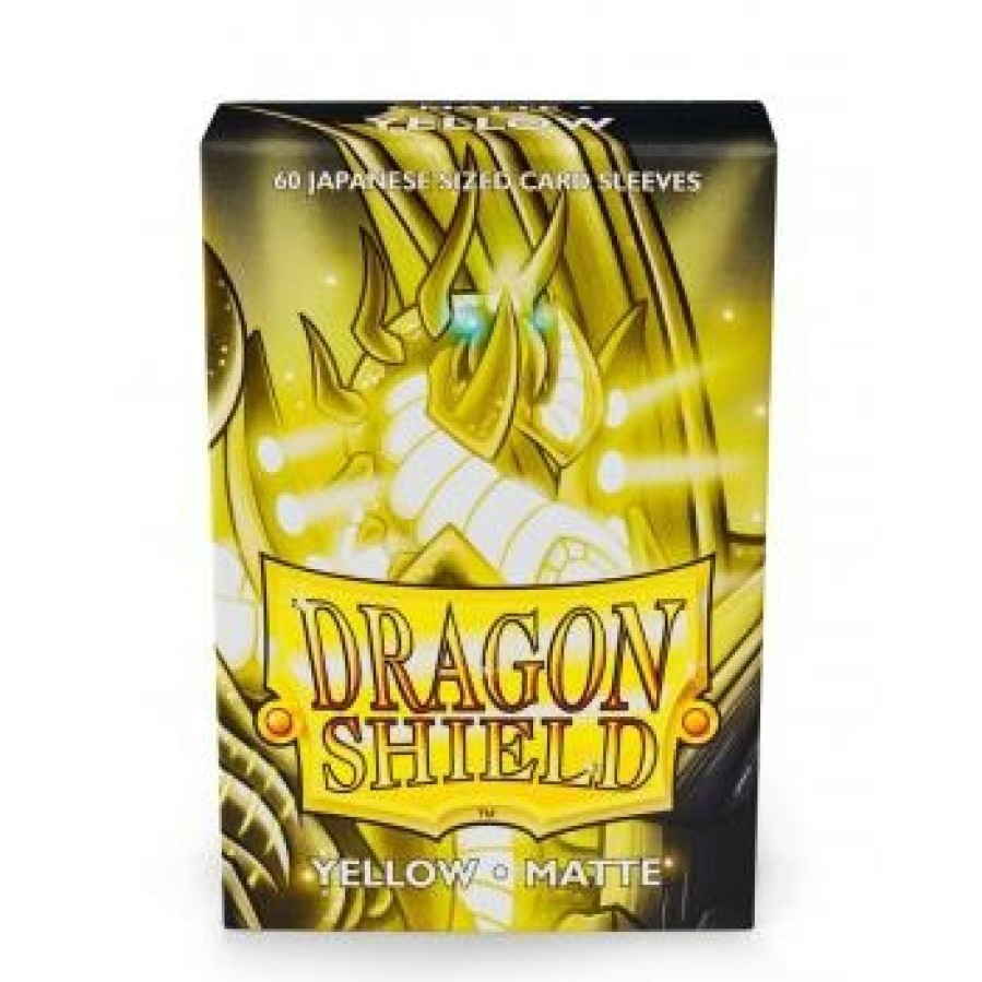 Arcane Tinmen Sleeves (Small Cards) | Dragon Shield - Small: Yellow Matte (60)