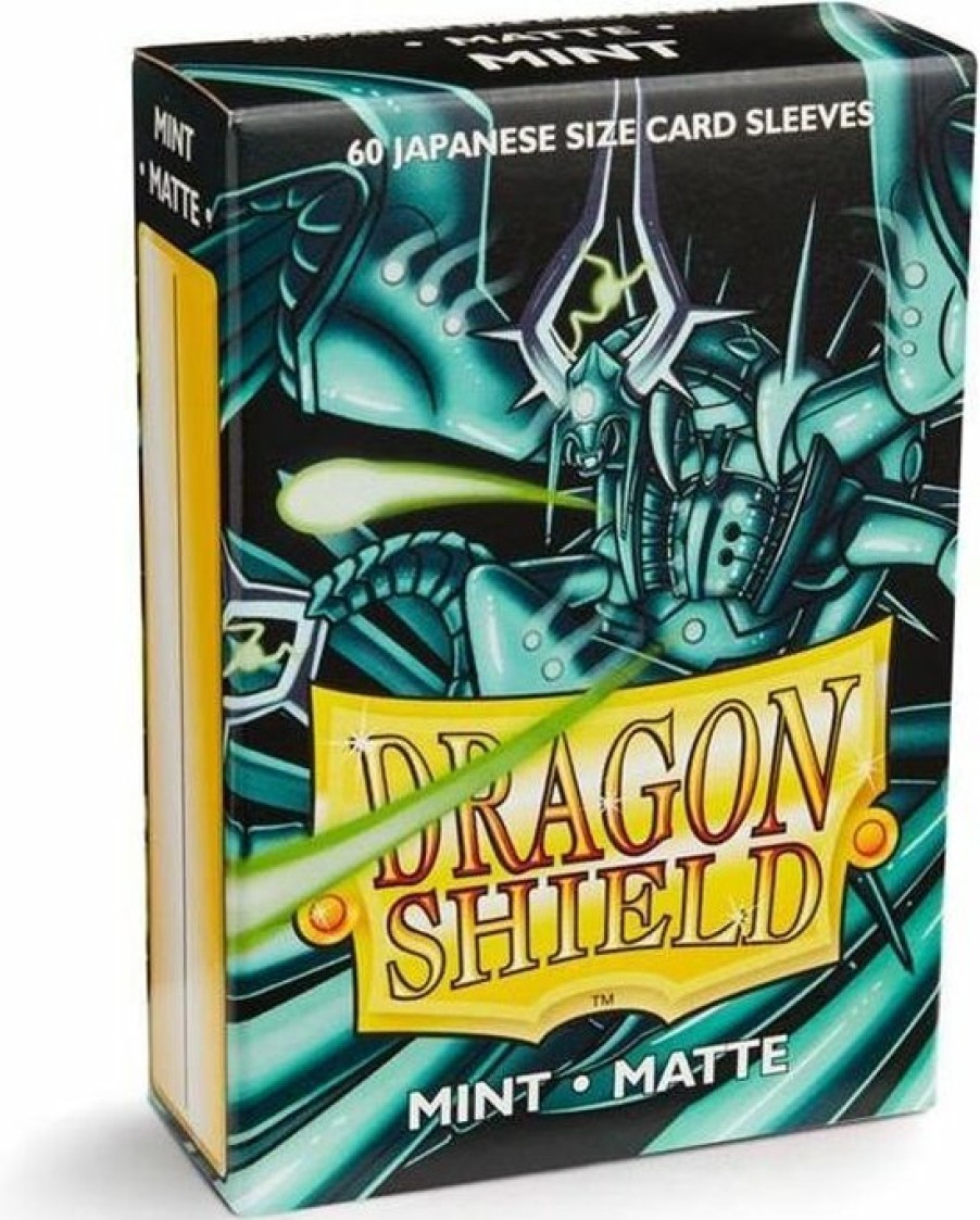 Arcane Tinmen Sleeves (Small Cards) | Dragon Shield Small Sleeves - Japanese Matte Mint (60 Sleeves)