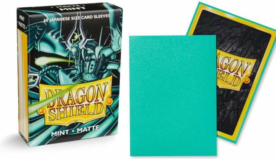 Arcane Tinmen Sleeves (Small Cards) | Dragon Shield Small Sleeves - Japanese Matte Mint (60 Sleeves)