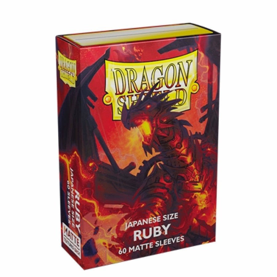 Dragon Shield Sleeves (Small Cards) | Dragon Shield - Small Ruby Matte (60)