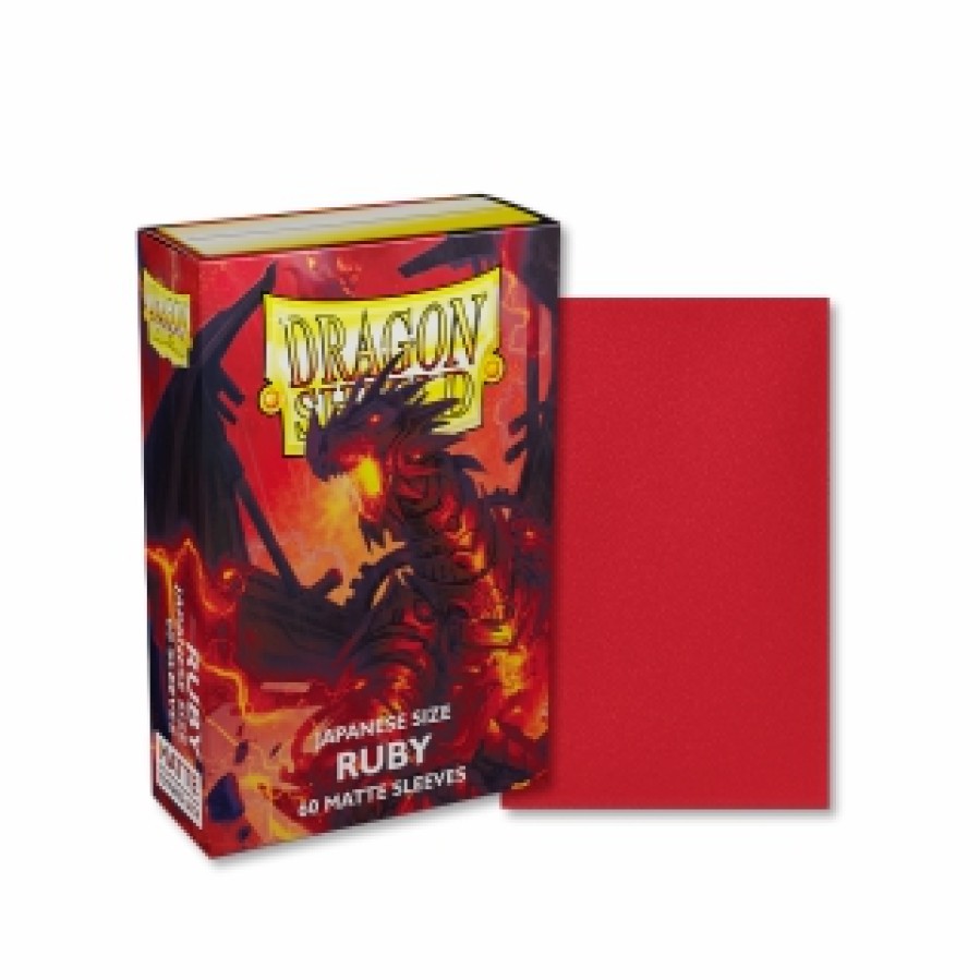 Dragon Shield Sleeves (Small Cards) | Dragon Shield - Small Ruby Matte (60)