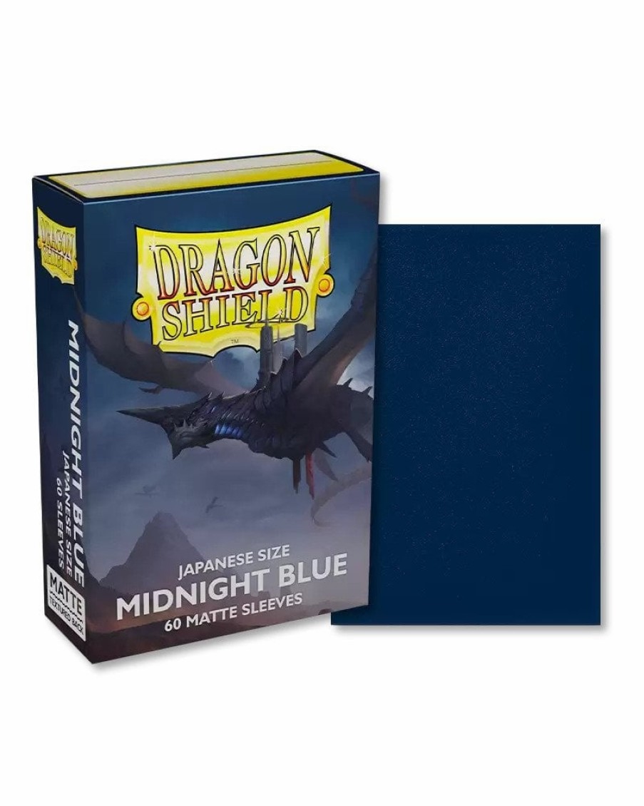 Arcane Tinmen Sleeves (Small Cards) | Dragon Shield - Small Midnight Blue Matte (60)