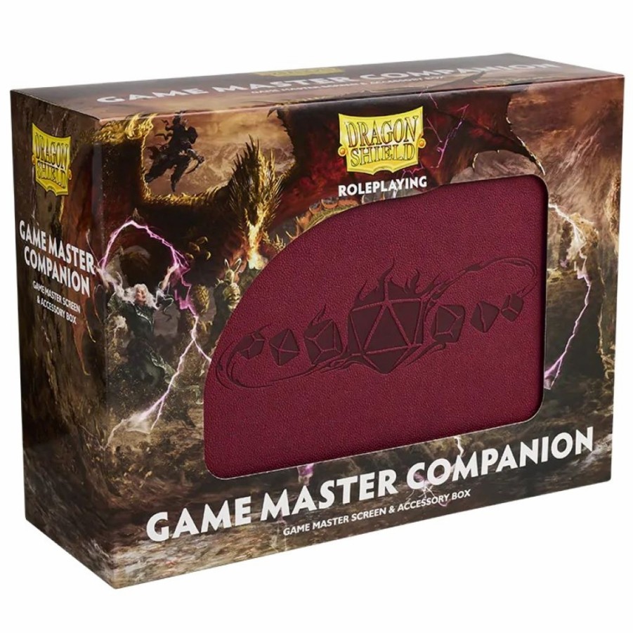 Dragon Shield Opberg | Game Master Companion - Blood Red