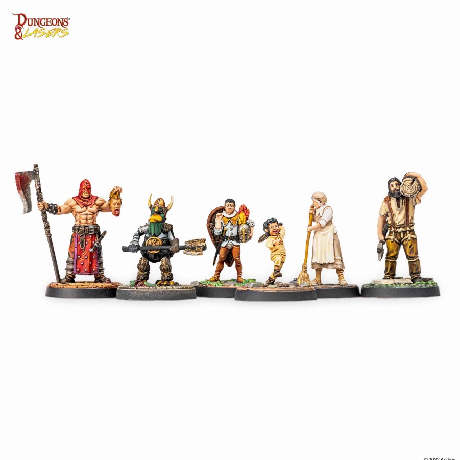 Archon Studios Miniaturen | Dungeons & Lasers Npcs Miniature Pack