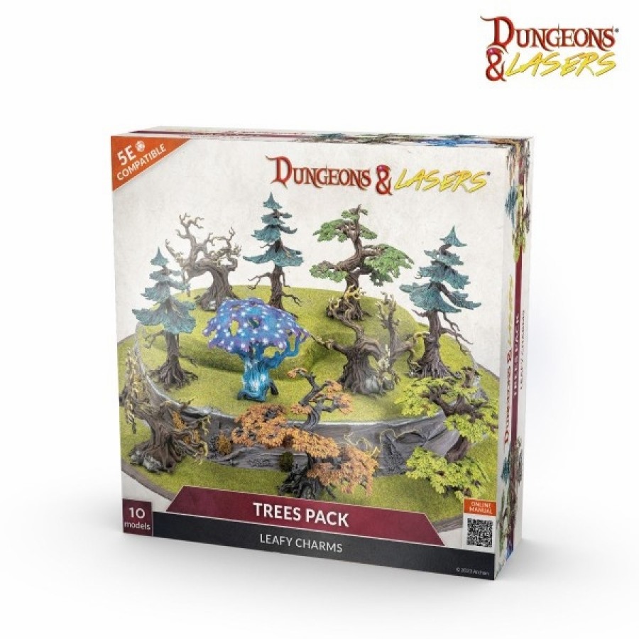 Archon Studios Miniaturen | Dungeons & Lasers - Trees Pack