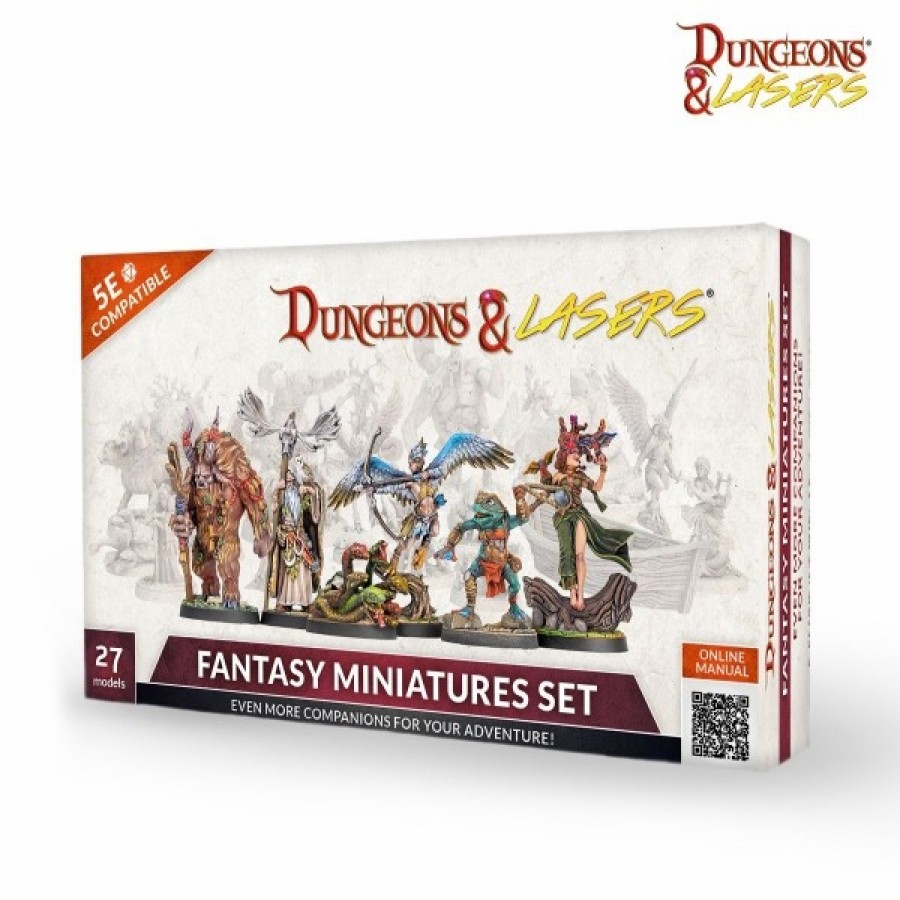 Archon Studios Miniaturen | Dungeons & Lasers - Fantasy Miniatures Set