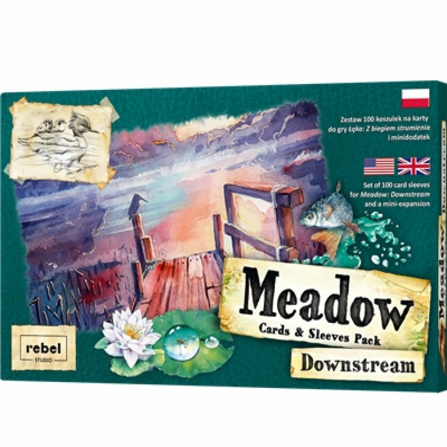 Rebel Studio Bordspel Hoesjes | Meadow Downstream - Cards & Sleeves Pack