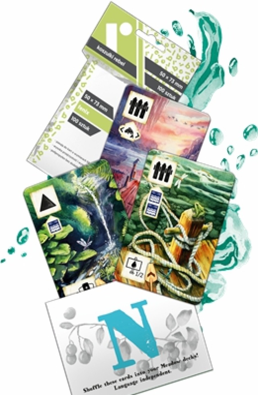 Rebel Studio Bordspel Hoesjes | Meadow Downstream - Cards & Sleeves Pack