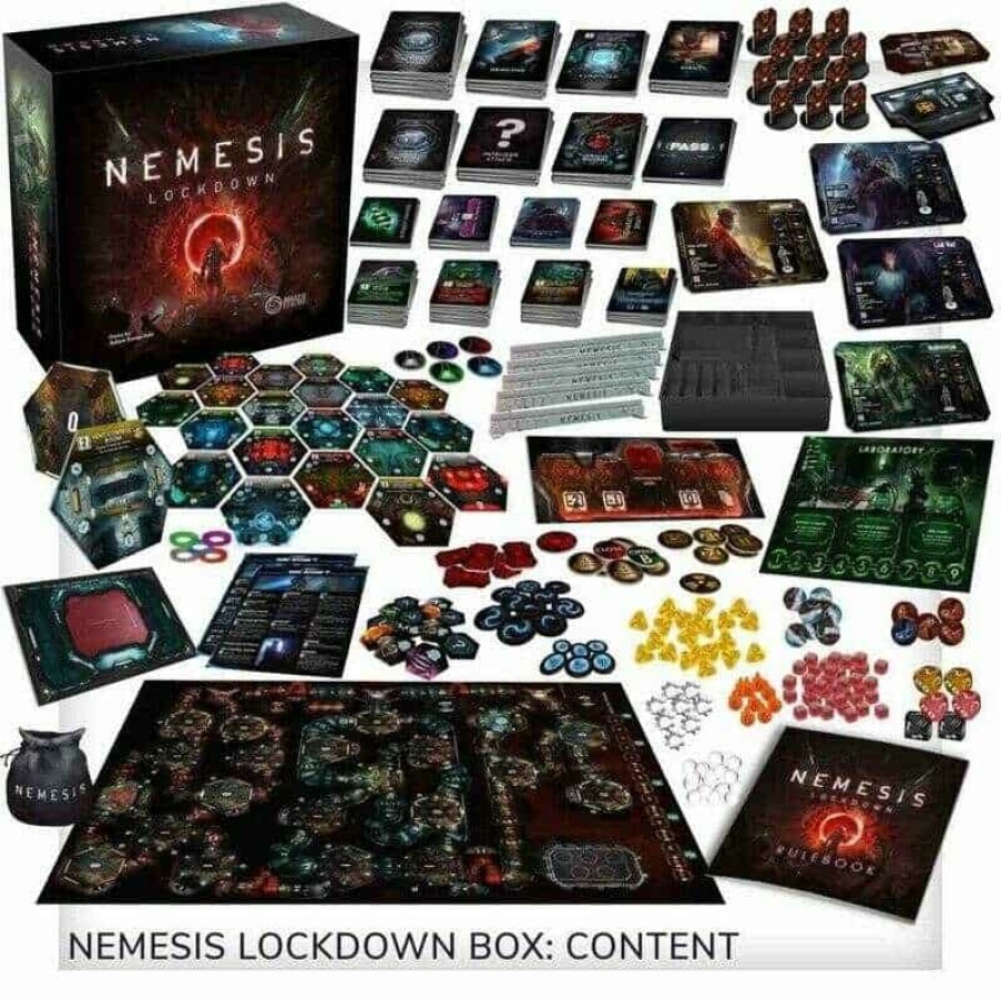 Awaken Realms Samenwerking Bordspel | Nemesis: Lockdown