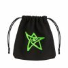 Q Workshop Dobbelstenen | Call Of Cthulhu Black & Green Dice Bag