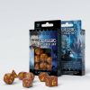 Q Workshop Dobbelstenen | Classic Rpg Caramel & Yellow Dice Set (7)