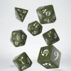 Q Workshop Dobbelstenen | Classic Rpg Olive & White Dice Set (7)