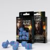 Q Workshop Dobbelstenen | Classic Runic Glacier & Pink Dice Set (7)