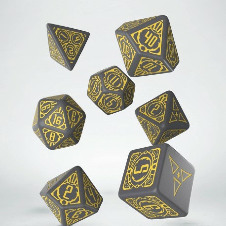 Q Workshop Dobbelstenen | Starfinder Threefold Conspiracy Dice Set (7)